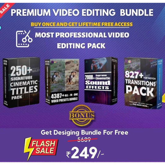 All-in-One Bundle Of Video Editing Tools